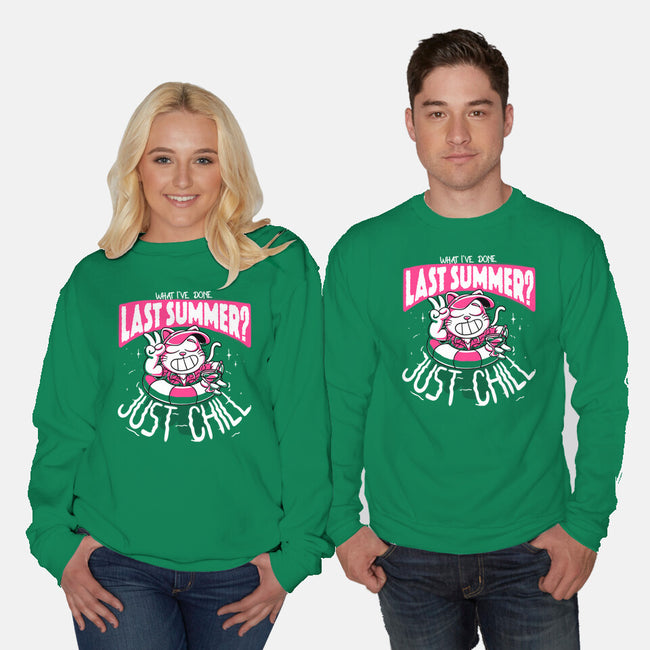 Last Summer Chill-Unisex-Crew Neck-Sweatshirt-estudiofitas