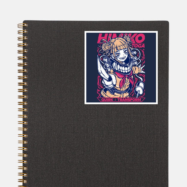 Himiko Toga-None-Glossy-Sticker-Panchi Art