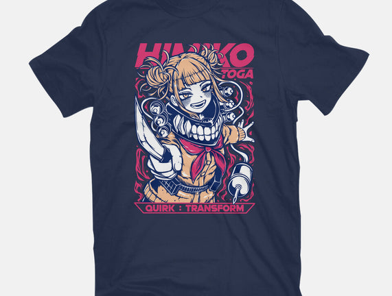 T-shirt Himiko Toga Boku No Hero - Personalizei