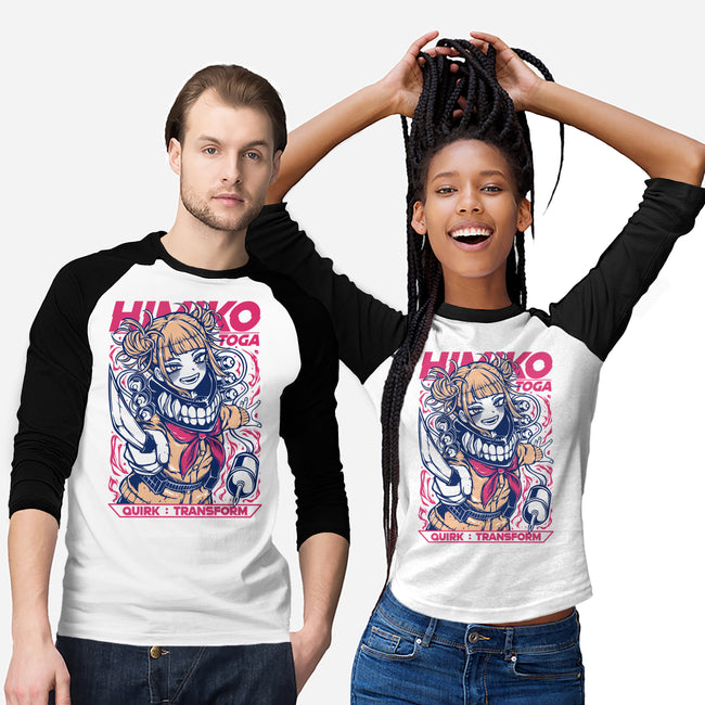 Himiko Toga-Unisex-Baseball-Tee-Panchi Art