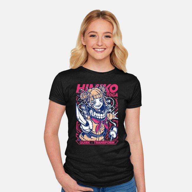 Himiko Toga-Womens-Fitted-Tee-Panchi Art
