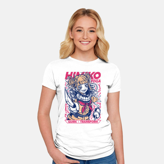 Himiko Toga-Womens-Fitted-Tee-Panchi Art
