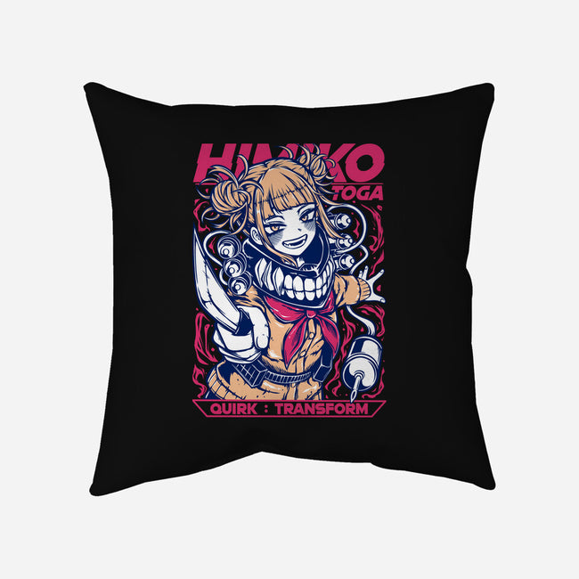 Himiko Toga-None-Removable Cover w Insert-Throw Pillow-Panchi Art