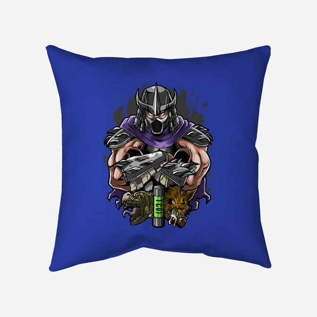 The Shredder Of Brothers-None-Removable Cover-Throw Pillow-Diego Oliver