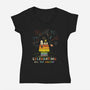 Celebrating All The Colors-Womens-V-Neck-Tee-kg07