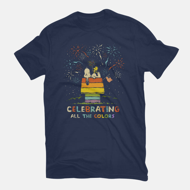 Celebrating All The Colors-Womens-Fitted-Tee-kg07
