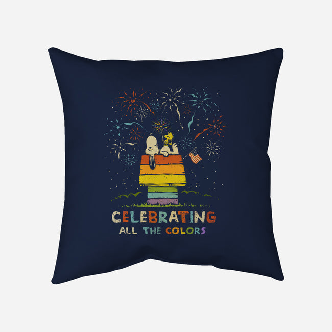 Celebrating All The Colors-None-Removable Cover w Insert-Throw Pillow-kg07