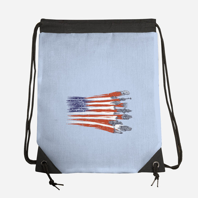 Sci-Fi Patriots-None-Drawstring-Bag-kg07
