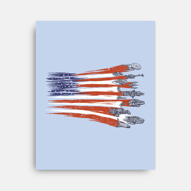 Sci-Fi Patriots-None-Stretched-Canvas-kg07