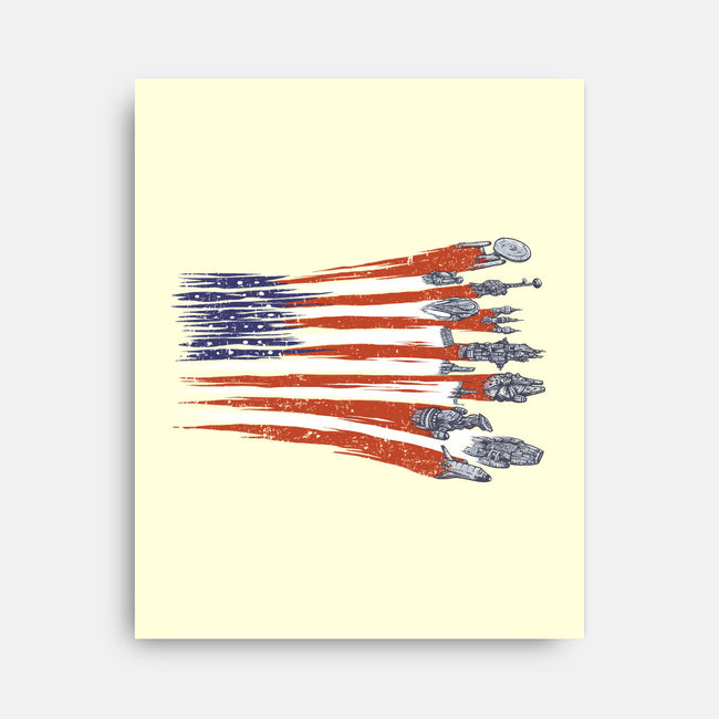 Sci-Fi Patriots-None-Stretched-Canvas-kg07