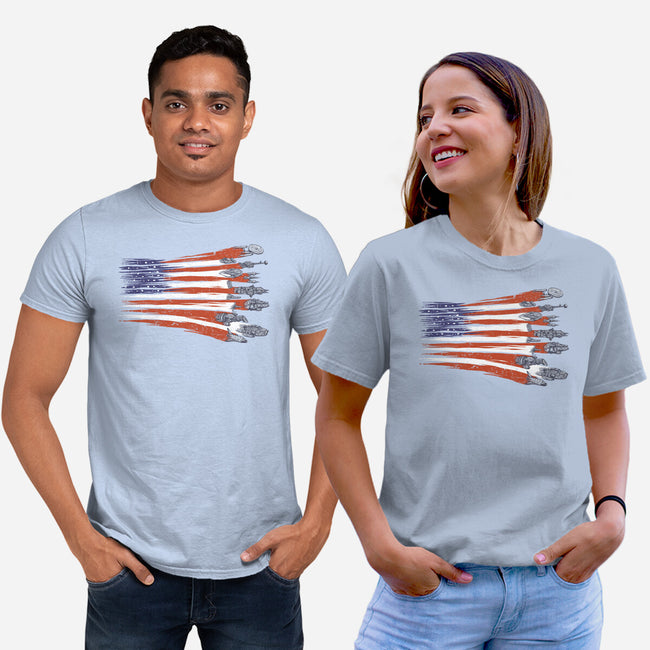 Sci-Fi Patriots-Unisex-Basic-Tee-kg07