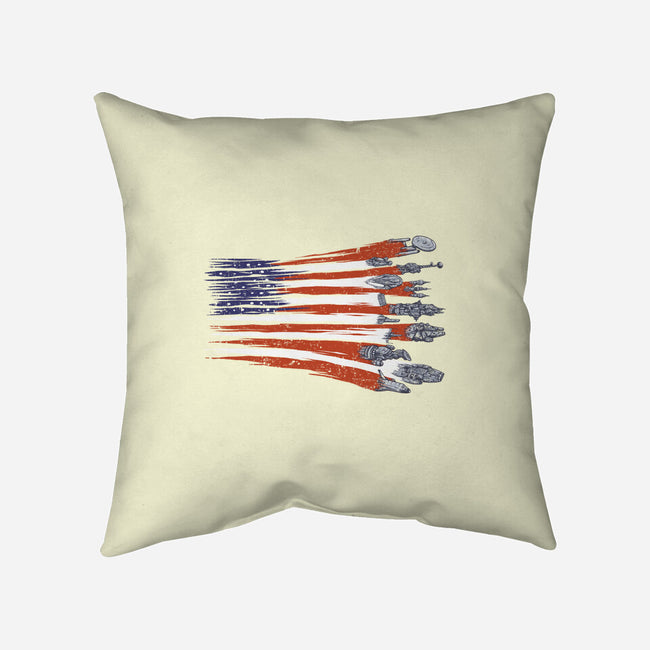 Sci-Fi Patriots-None-Removable Cover-Throw Pillow-kg07