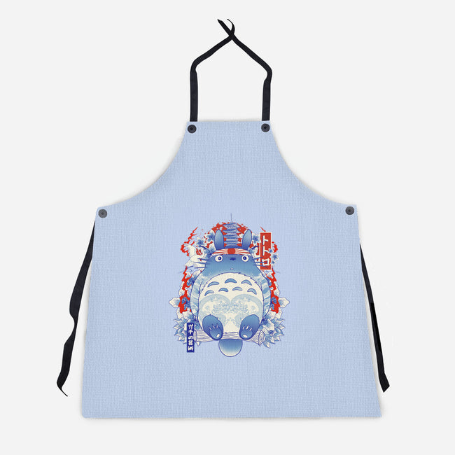 Totoro Porcelain-Unisex-Kitchen-Apron-gaci