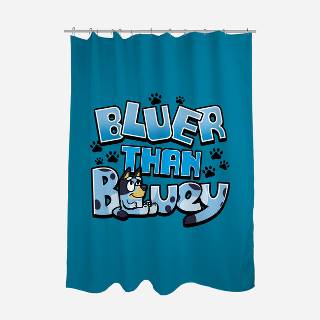 Bluer Than Blue-y-None-Polyester-Shower Curtain-Boggs Nicolas
