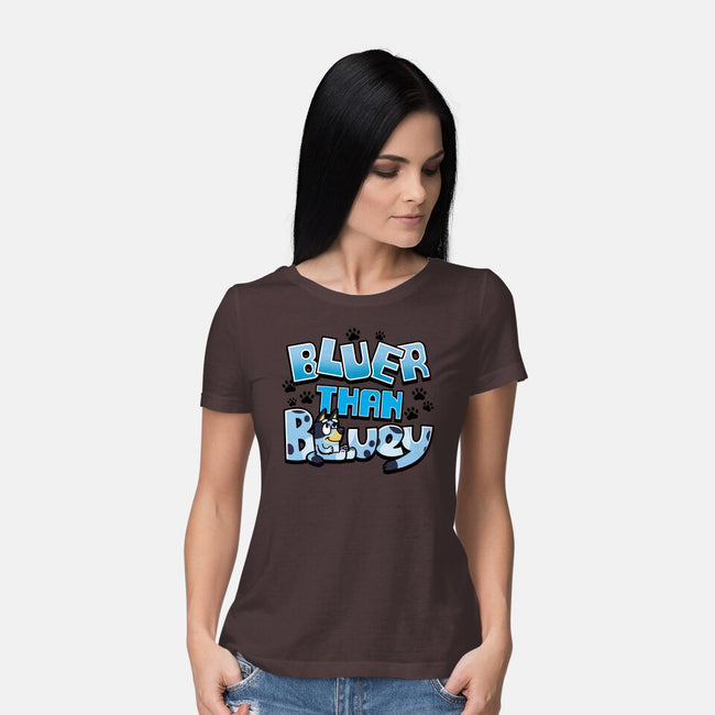 Bluer Than Blue-y-Womens-Basic-Tee-Boggs Nicolas