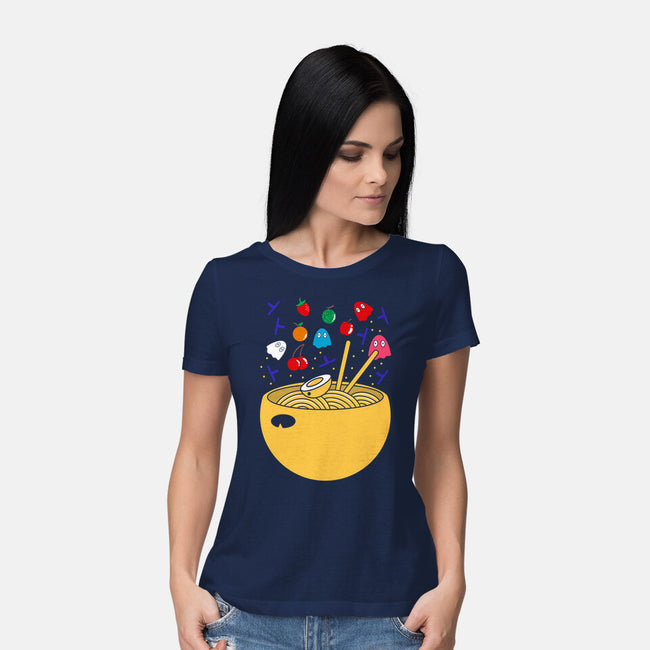 Pacmen Ramen-Womens-Basic-Tee-Tri haryadi