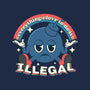 Everything I Love Is Illegal-None-Zippered-Laptop Sleeve-RoboMega