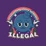 Everything I Love Is Illegal-None-Polyester-Shower Curtain-RoboMega