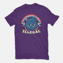 Everything I Love Is Illegal-Womens-Fitted-Tee-RoboMega