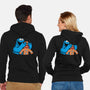 Monstrous Surprise-Unisex-Zip-Up-Sweatshirt-Raffiti