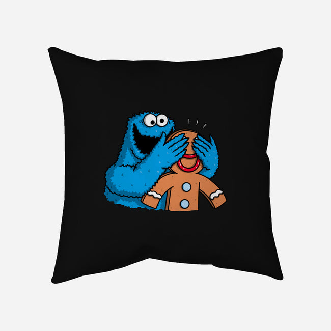 Monstrous Surprise-None-Removable Cover w Insert-Throw Pillow-Raffiti