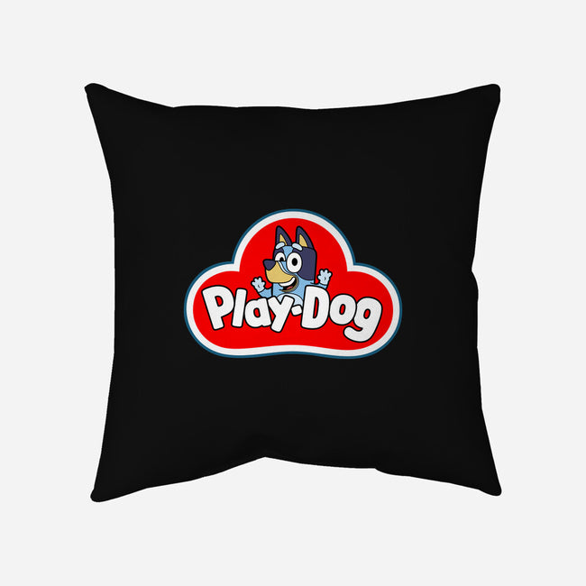 Play-Dog-None-Removable Cover-Throw Pillow-Boggs Nicolas