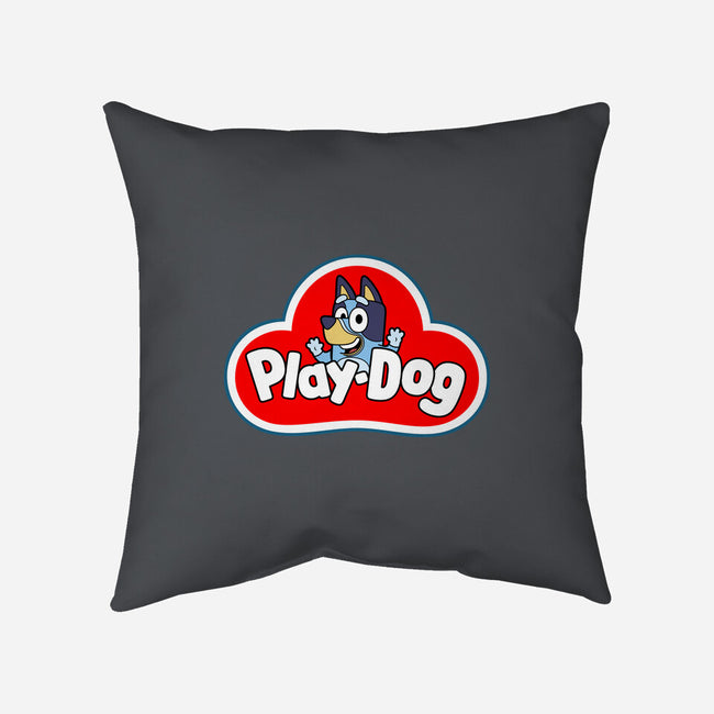 Play-Dog-None-Removable Cover-Throw Pillow-Boggs Nicolas