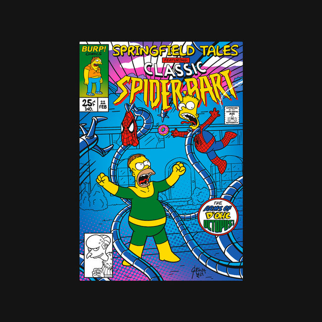 Spider-Bart Vs D'ohc Ock-None-Removable Cover-Throw Pillow-Getsousa!