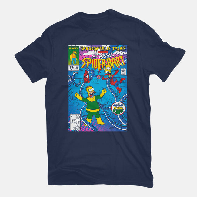Spider-Bart Vs D'ohc Ock-Womens-Fitted-Tee-Getsousa!