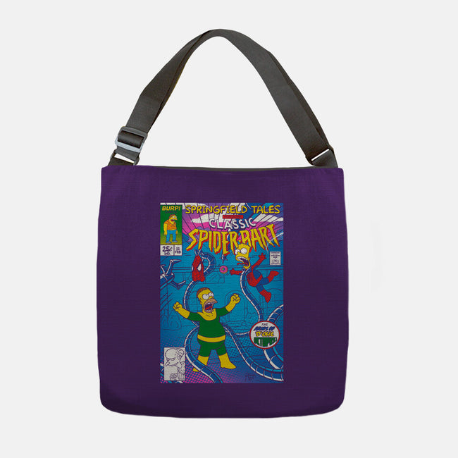 Spider-Bart Vs D'ohc Ock-None-Adjustable Tote-Bag-Getsousa!