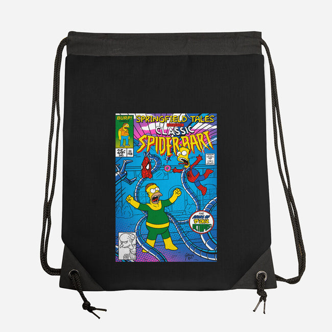 Spider-Bart Vs D'ohc Ock-None-Drawstring-Bag-Getsousa!