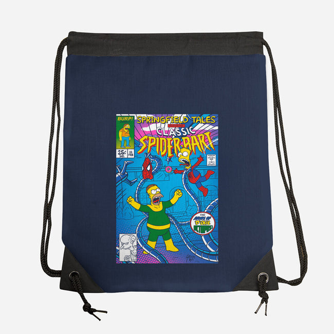 Spider-Bart Vs D'ohc Ock-None-Drawstring-Bag-Getsousa!