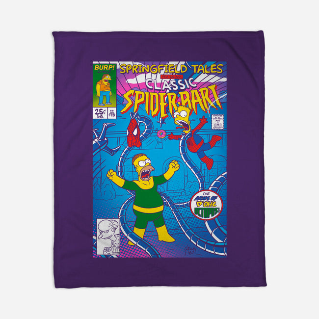 Spider-Bart Vs D'ohc Ock-None-Fleece-Blanket-Getsousa!