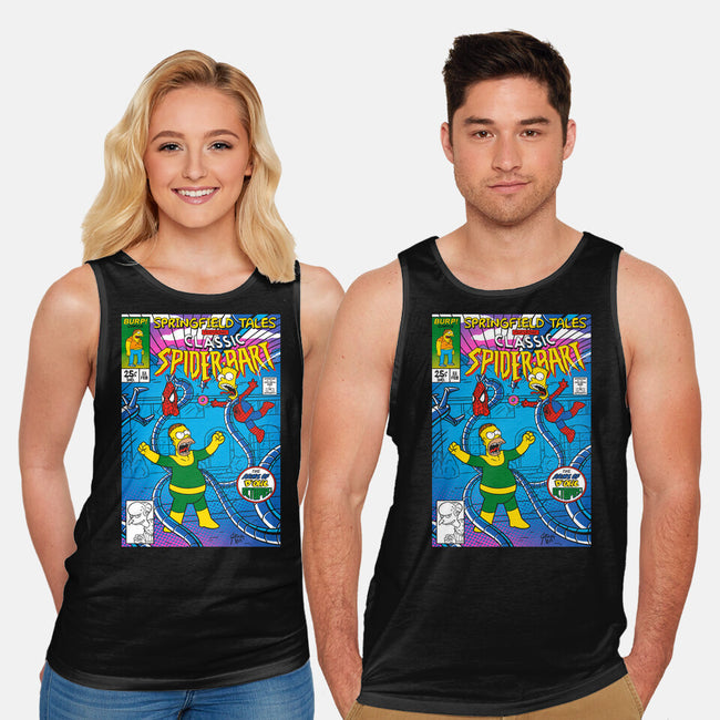 Spider-Bart Vs D'ohc Ock-Unisex-Basic-Tank-Getsousa!