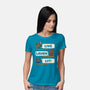Live Laugh Lit-Womens-Basic-Tee-Weird & Punderful
