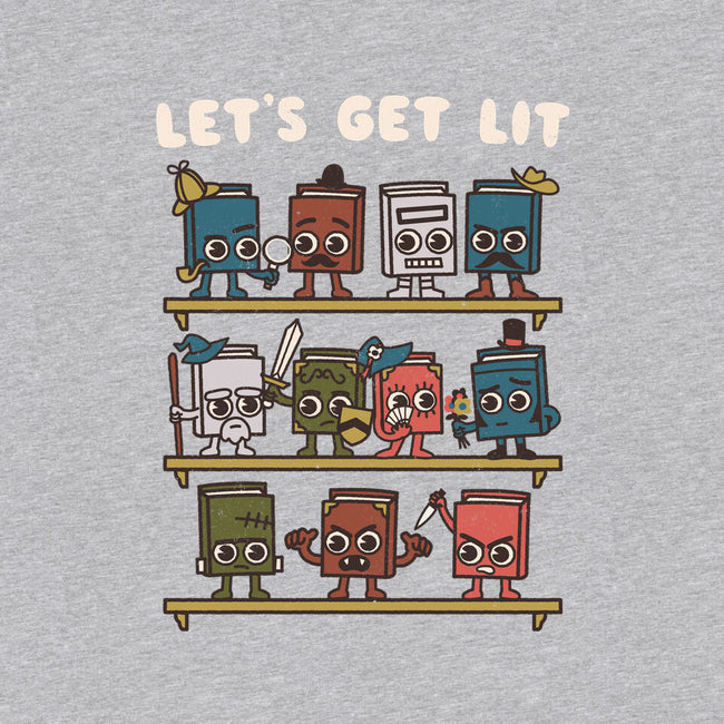 Book Lovers Get Lit-Unisex-Crew Neck-Sweatshirt-Weird & Punderful