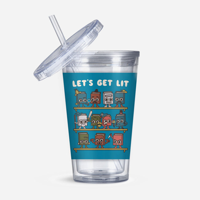 Book Lovers Get Lit-None-Acrylic Tumbler-Drinkware-Weird & Punderful