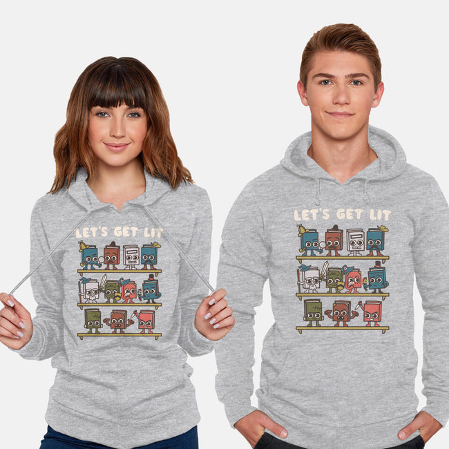 Book Lovers Get Lit-Unisex-Pullover-Sweatshirt-Weird & Punderful