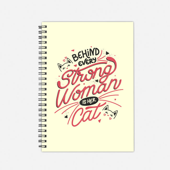 Behind Every Strong Woman-None-Dot Grid-Notebook-tobefonseca