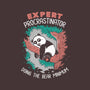 Expert Procrastinator Panda-None-Glossy-Sticker-tobefonseca