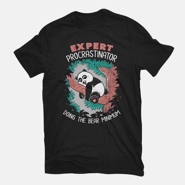 Expert Procrastinator Panda-Unisex-Basic-Tee-tobefonseca