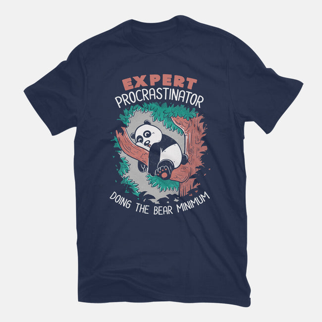 Expert Procrastinator Panda-Unisex-Basic-Tee-tobefonseca