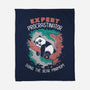 Expert Procrastinator Panda-None-Fleece-Blanket-tobefonseca