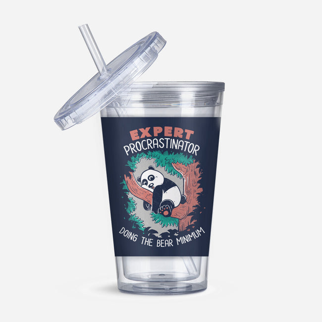 Expert Procrastinator Panda-None-Acrylic Tumbler-Drinkware-tobefonseca