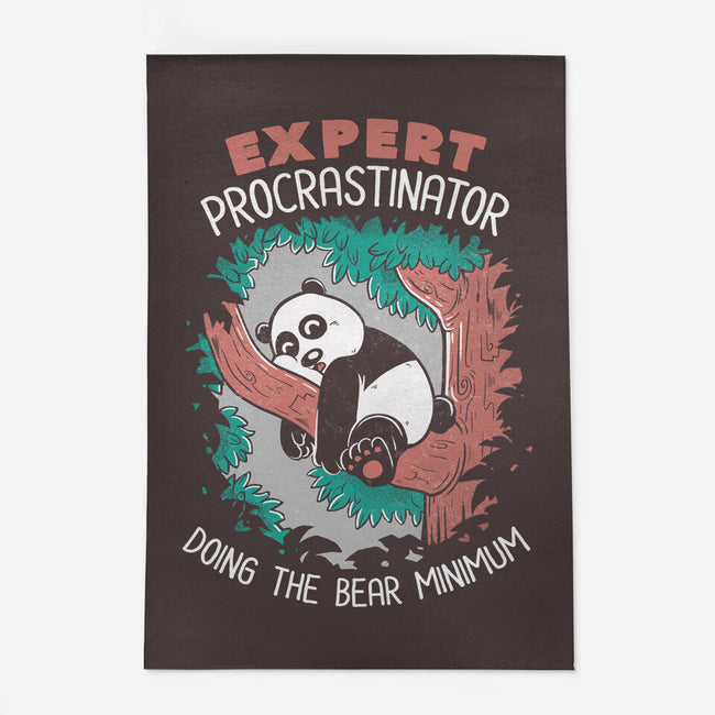 Expert Procrastinator Panda-None-Indoor-Rug-tobefonseca