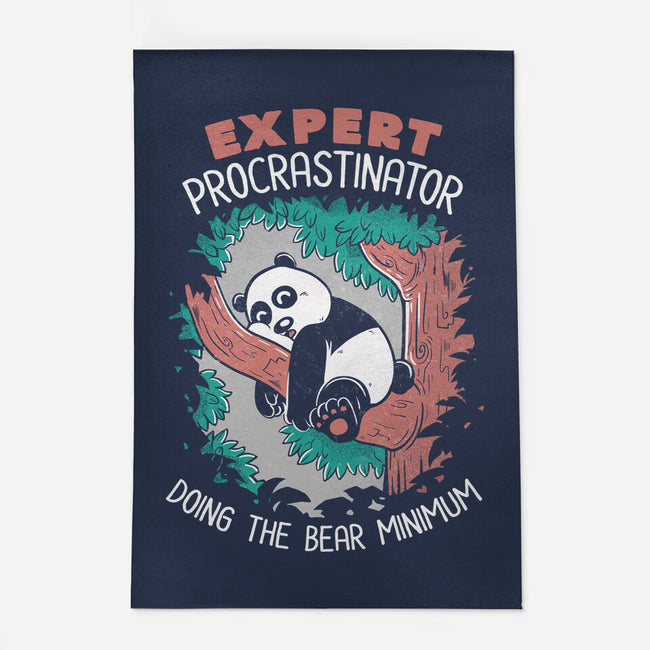 Expert Procrastinator Panda-None-Indoor-Rug-tobefonseca