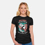 Expert Procrastinator Panda-Womens-Fitted-Tee-tobefonseca