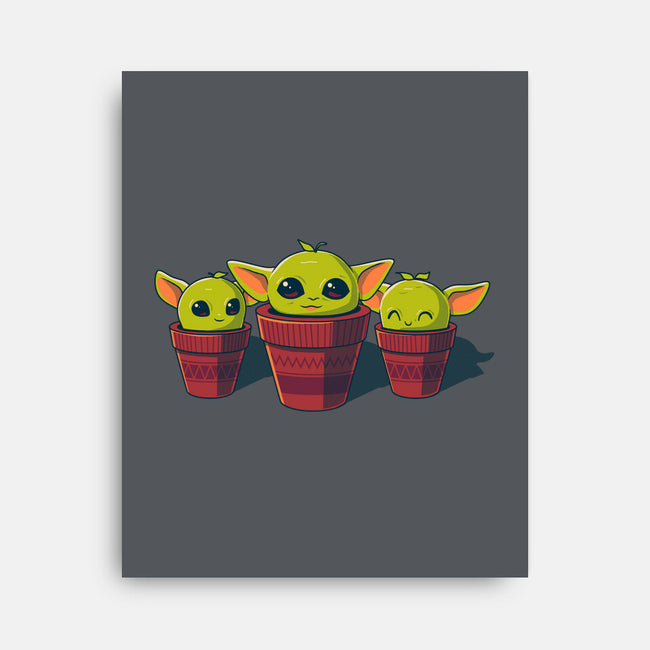 Jedi Plants-None-Stretched-Canvas-erion_designs