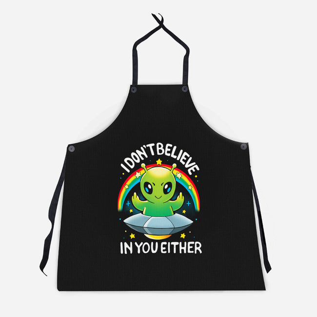 I Don't Believe In You Either-Unisex-Kitchen-Apron-Vallina84