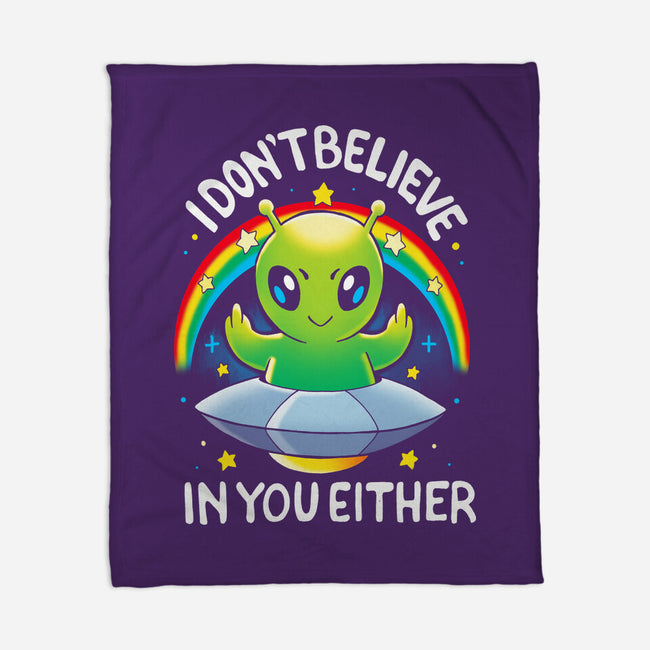 I Don't Believe In You Either-None-Fleece-Blanket-Vallina84